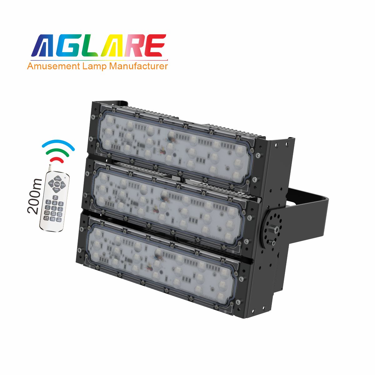 150W LED彩色泛光灯投光灯,变色户表射灯带？仄