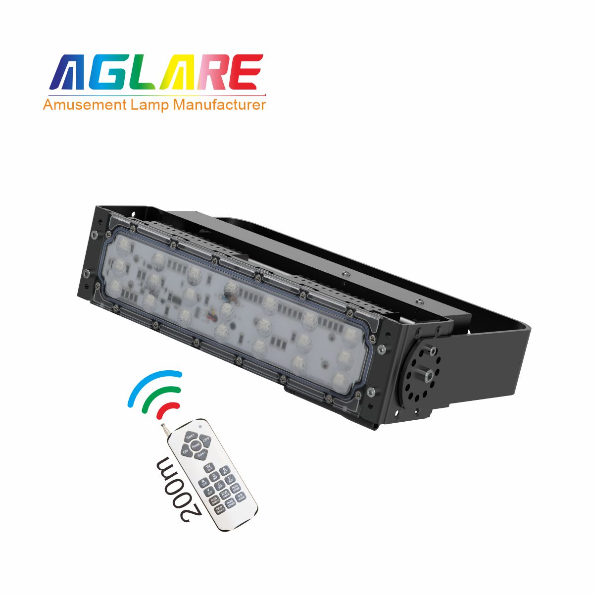 50W LED彩色投光灯带？仄