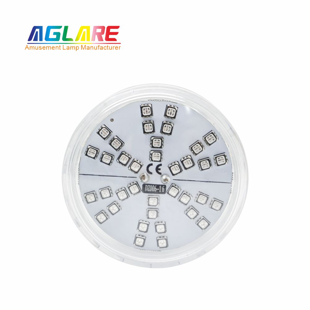 60mm RGB LED游乐场灯1-16自动法式旋转成效- AC24V， 42led